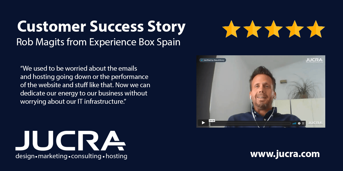 JUCRA Customer Success Story > Rob Magits from Experience Box Spain